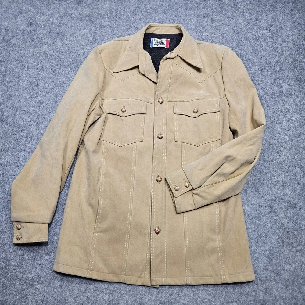 Vintage Brad Whitney Leather Shooting Sport Coat‎ Jacket Mens Size 40 S/M